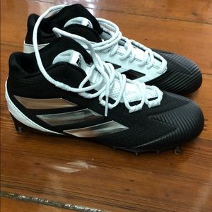 Boys/mens adidas cleats, size 7.5 black, BRAND NEW